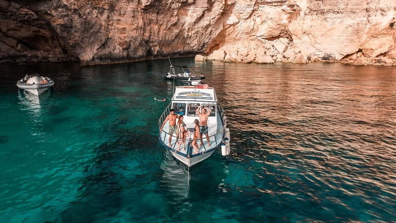 Malta: Blue lagoon and Gozo with Crystal Lagoon Sea Caves - Crystal Lagoon and the cave views