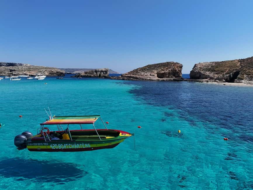 Malta: Blue Lagoon, Caves & around Comino Private Speedboat - Key points at a glance