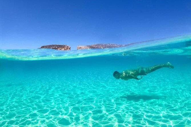 Malta: Comino, Blue Lagoon & Caves - swim, snorkel & slide - Leaving Bugibba at 10am