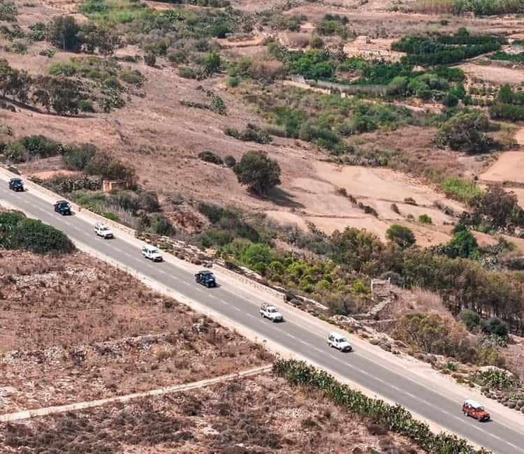 Malta: Gozo 4x4 Jeep Tour Comino & Crystal Lagoon Cave - Ramla Bay, Calypso Cave, and Ggantija