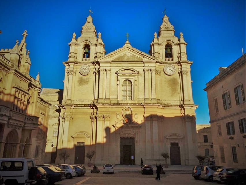 Malta: Mdina and Rabat Walking Tour with Catacombs - The bastion walls and central Malta views