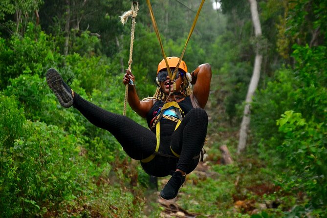 Maya Adrenaline Tulum: Cenote + 5 Ziplining + ATV Adventure - Riding the ATVs on jungle roads