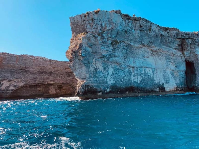 Mellieha: 1:00pm Speedboat round Comino Caves 2h Blue Lagoon - Two hours at the Blue Lagoon