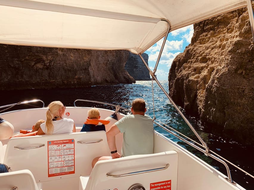 Mellieha: Speedboat Trip Round Comino Caves 2h @ Blue Lagoon - Elephant Rock and Comino’s eastern coast