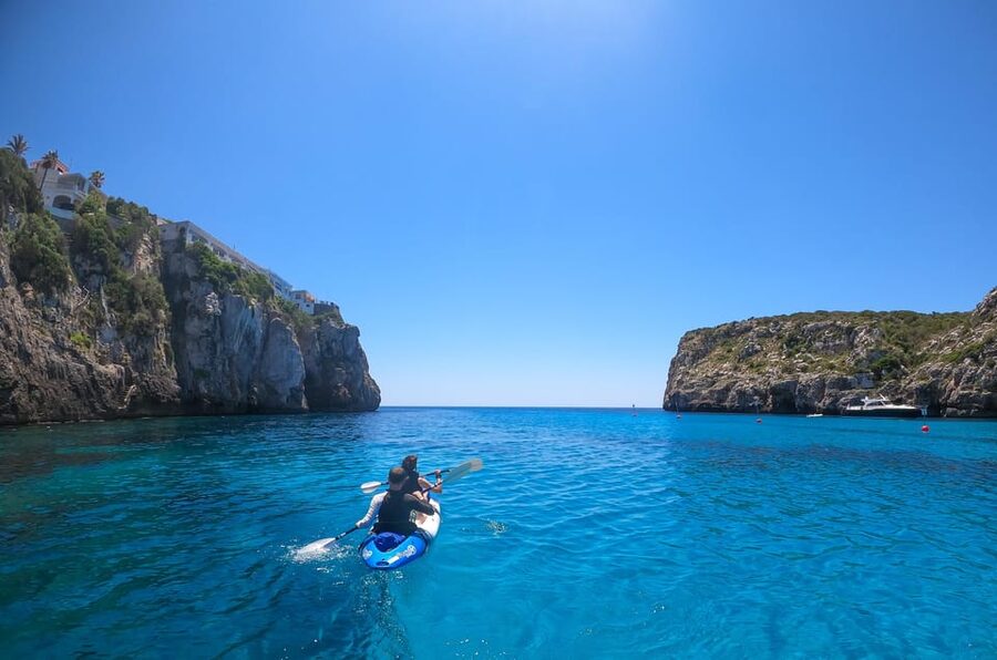 MENORCA: Kayak cave route + photo session. - Cova d’en Xoroi from the sea