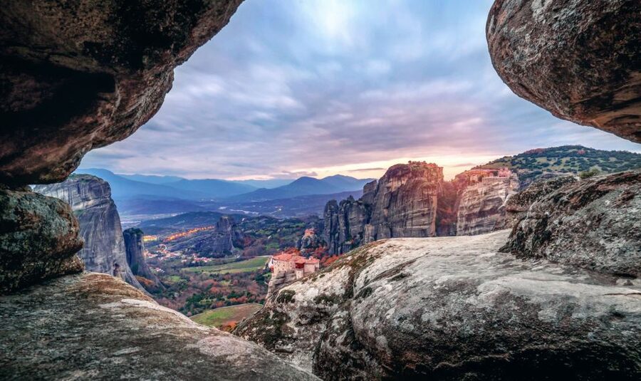 Meteora: Sunset Hike to Secret Caves - Bandovas and the old hermit way of life