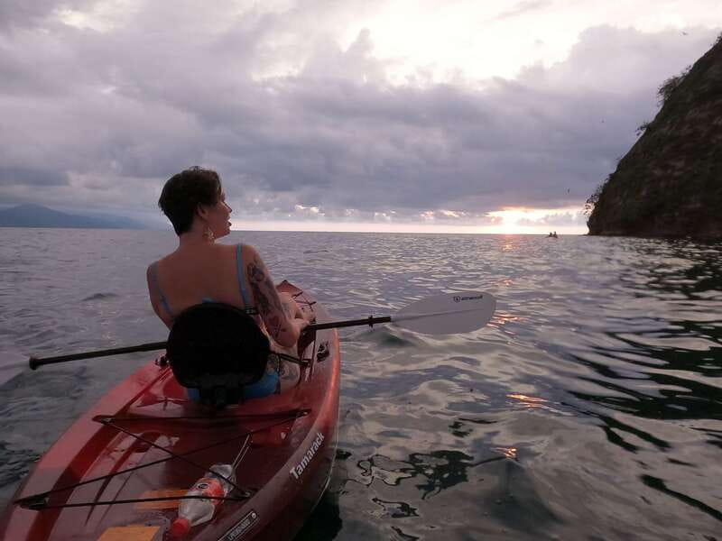 Mismaloya: Los Arcos Bioluminescent Waters Kayak & Cave Tour - Swimming and snorkeling in the Pacific
