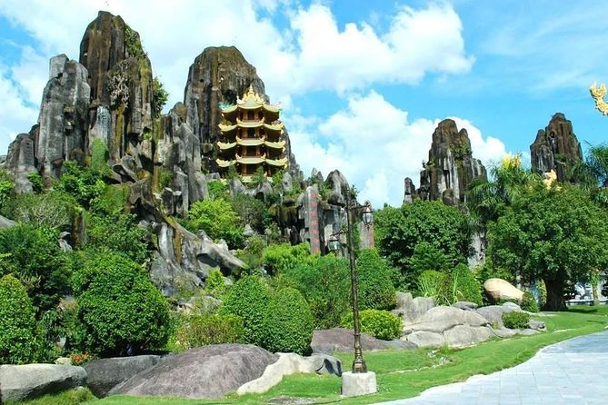 Morning Small group to Marble Mountains - Am Phu Cave - Monkey Mountain - Linh Ung and Lady Buddha on Monkey Mountain