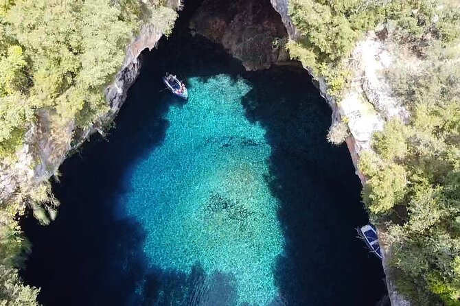 Myrtos Swim , Cave Melissani Lake Boat Tour Private Tour - Myrtos Beach: a short swim with a famous view