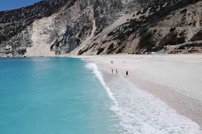 Myrtos Swim , Cave Melissani Lake Boat Tour Private Tour - The Myrtos viewpoint and drone photo stop