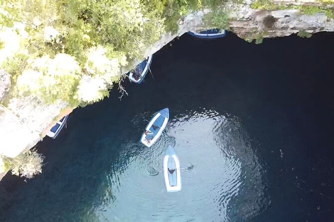Myrtos Swim , Cave Melissani Lake Boat Tour Private Tour - Argostoli and Koutavos Lagoon on the route