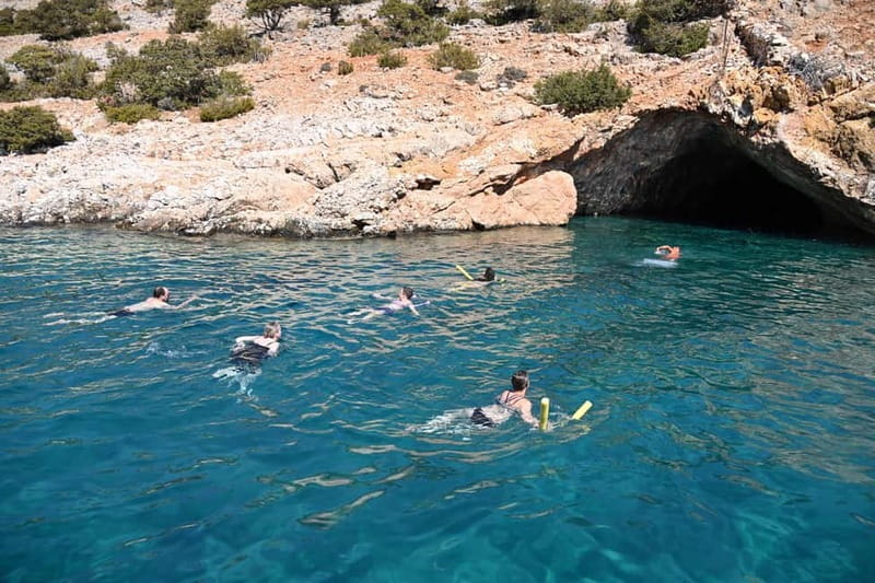 Naxos: 2 hours Boat Trip from Panermos to Rina's Cave - A traditional boat with a personal guide