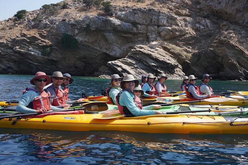 Naxos: Rina Cave Sea Kayak Tour with Snorkeling and Picnic - Who should book this Naxos experience?
