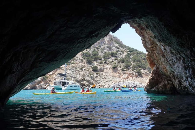 Naxos: Rina Cave Sea Kayak Tour with Snorkeling and Picnic - Starting at Kalantos Beach