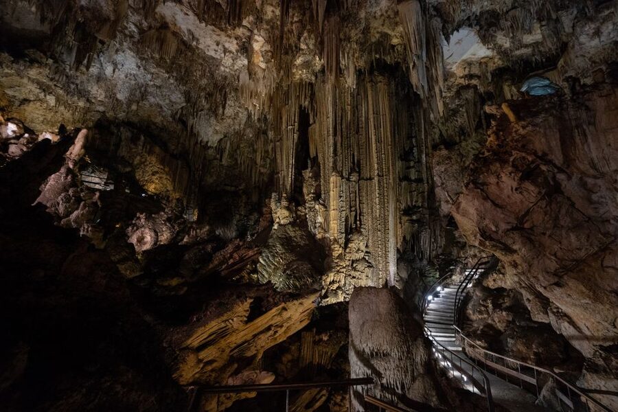 Nerja: Caves of Nerja Entry Ticket with Audio Guide - Entering the cave and reaching the Cataclysm Room