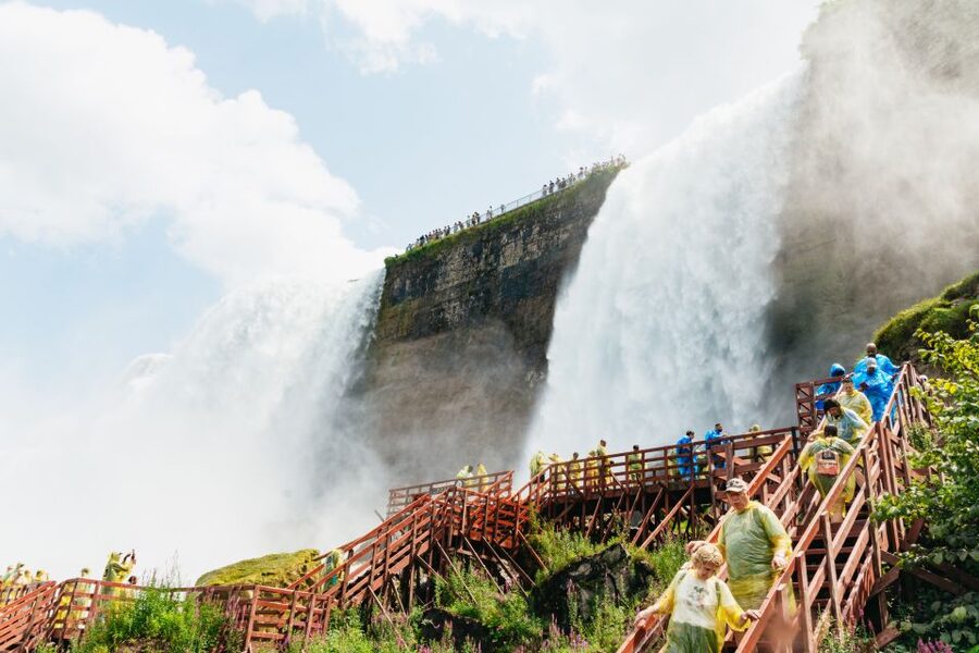 Niagara Falls: Cave of the Winds, Boat Ride, & Trolley Tour - Maid of the Mist puts you in the spray