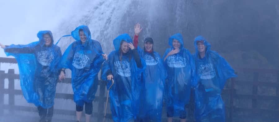 Niagra Falls, USA Side: Boat, Cave and Shuttle pass Tour - Maid of the Mist and the full force of the river