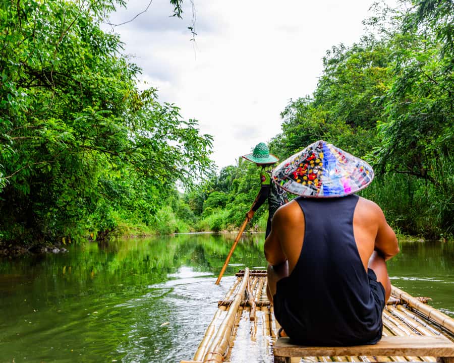 Pa Tong: Rainforest Day Trip with Cave, Rafting, ATV & Lunch - Seven kilometers of whitewater