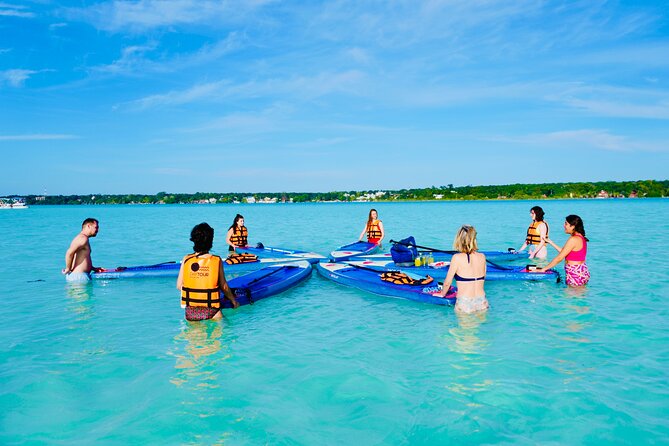 Paddle at Dawn with visit to Cenotes and Islands - Through the channel to the first swim