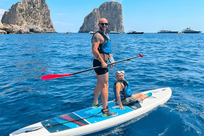 Paddleboard in Capri between caves and beaches. Photos included! - What the $52.48 price includes