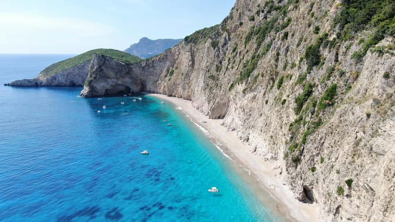 Paleokastritsa: Paradise, Yali Beach & Blue Caves Boat Tour - Paradise Beach, Also Called Chomi