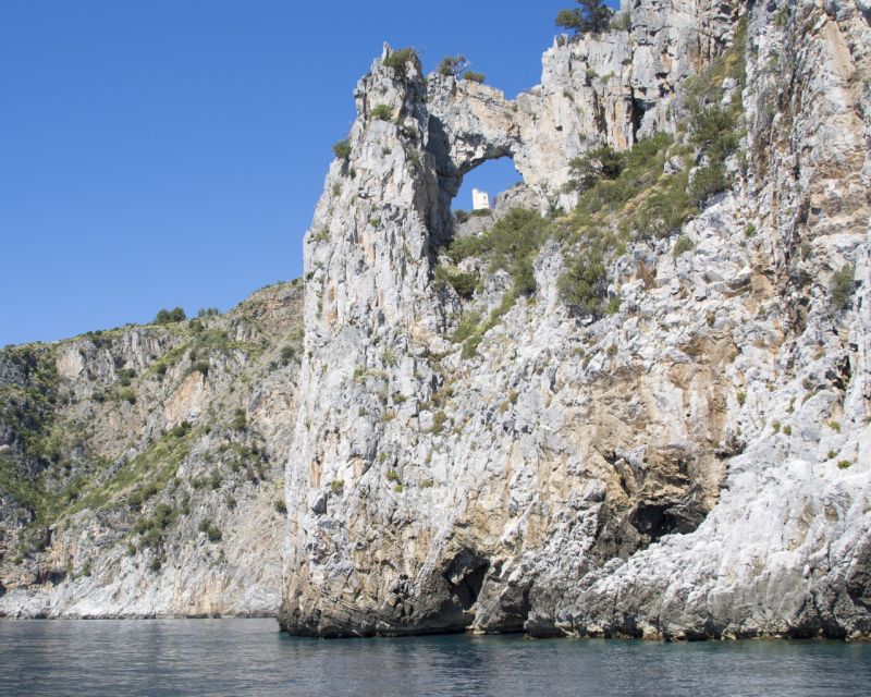 Palinuro: Boat Trip along the Coast & Blue Grotto Visit - La Finestrella and the coast’s natural landmarks