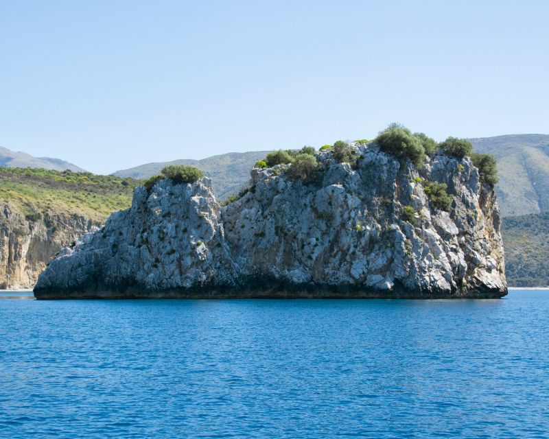 Palinuro: Boat Trip along the Coast & Blue Grotto Visit - The Buondormire swim stop