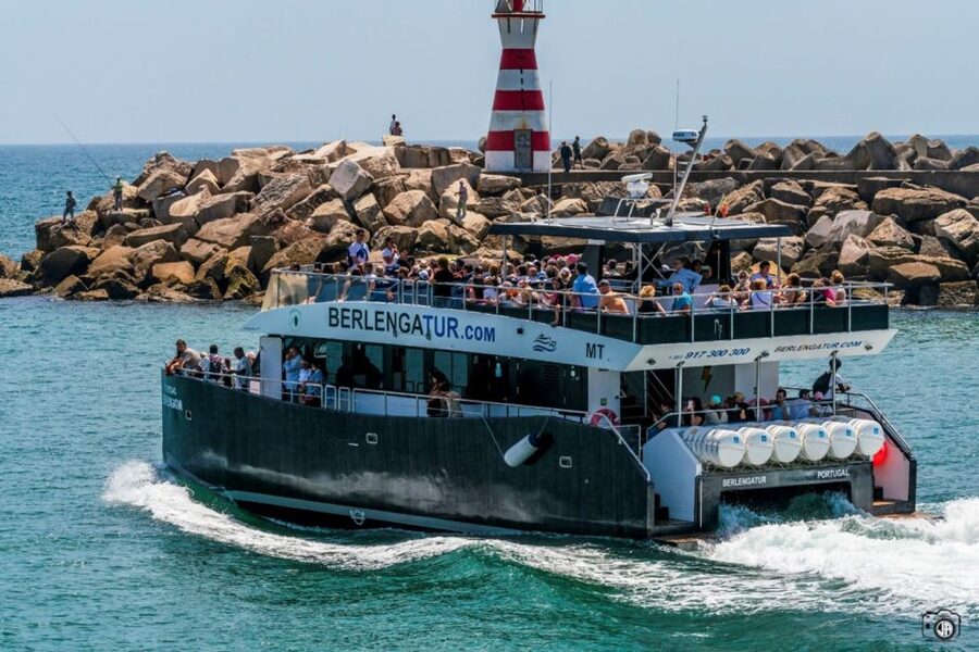 Peniche: Berlengas Island Caves Tour and Snorkeling - The glass-bottom boat reveals the Blue Cave and Elephant’s Trunk