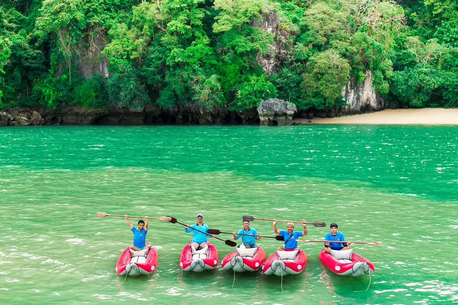 Phang Nga Bay Highlights: Kayaking and Cave Exploration Tour - The Boat Ride Across the Bay