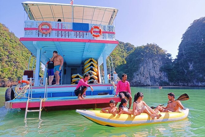 Phang Nga Bay Sea Cave Canoeing & James Bond Island by Big Boat - Food, drinks, and the crew