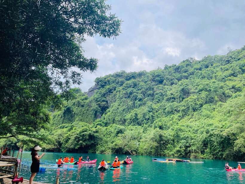 Phong Nha: Cave Exploration and Zipline Dark Cave Tour - The botanic garden walk and waterfall