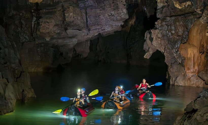 Phong Nha: Phong Nha Cave Expedition 4.5 km by Kayak - What the $93 price includes