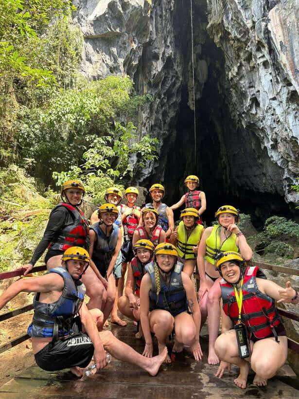 Phong Nha: Zipline Dark Cave & Paradise Cave Exploration - Lunch in Phong Nha before the wet activities
