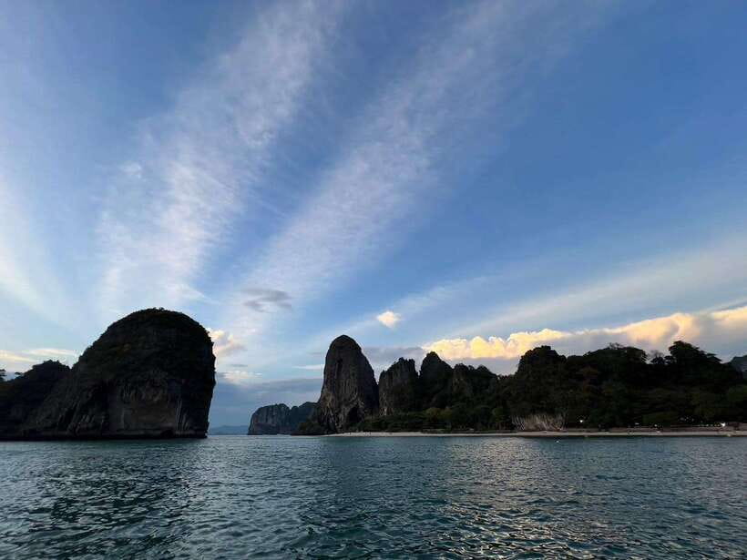 Phranang Cave Sunset with BBQ dinner & Plankton Tour - Longtail boat views across Krabi’s Andaman Sea