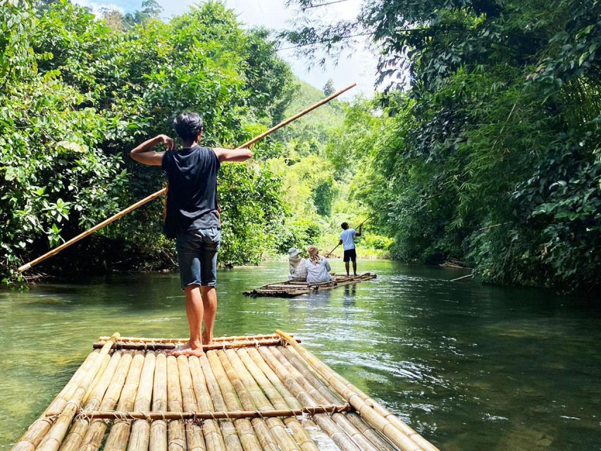 Phuket: Bamboo Rafting, Monkey Cave, and ATV Option - The waterfall walk and swimming choice