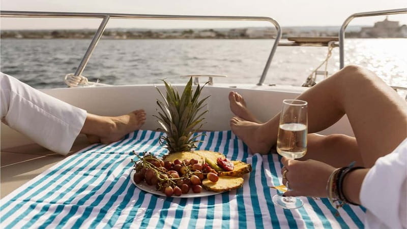 Polignano a Mare by Boat: Sea Caves & Apulian Aperitif - The swim stop and onboard aperitif
