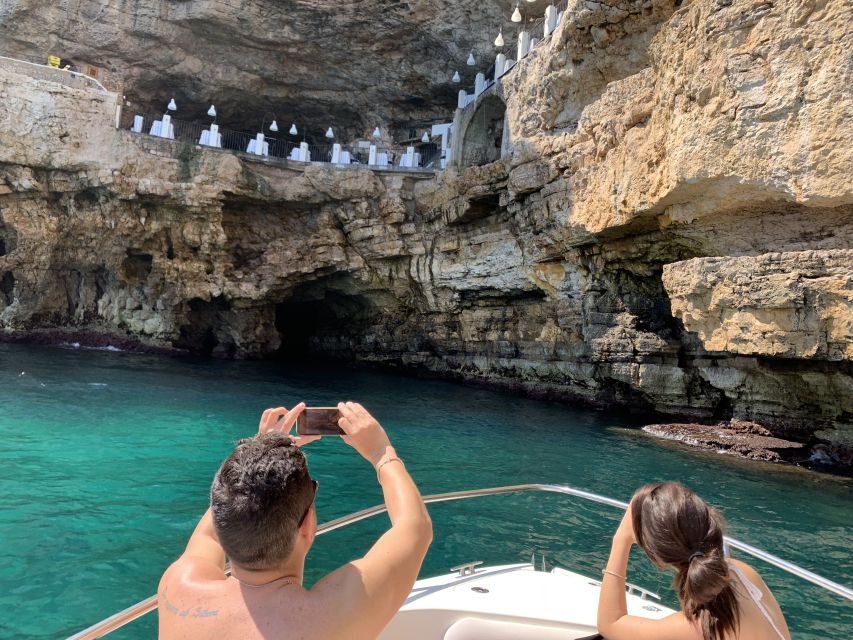 Polignano a Mare: Cave Boat Tour with Aperitif - Abbazia di San Vito and the first aperitif