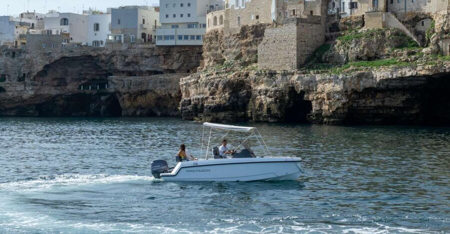 Polignano a Mare Private Tour to the Caves brand new boat - Seeing Polignano a Mare from the water