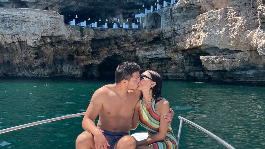 Polignano a Mare: Speedboat Cruise to Caves with Aperitif - The swim stop and aperitif