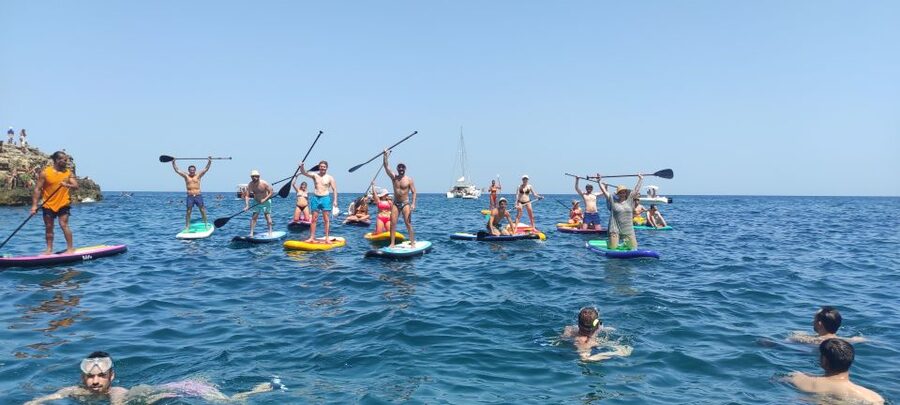 Polignano a Mare: Stand-Up Paddle Board Sea Cave Trip - Passing through Grotta Azzurra and the hidden coves