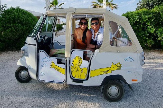 Polignano Coast with Private Tuk Tuk Tour and View of the Caves - Seeing Polignano from a small tuk-tuk