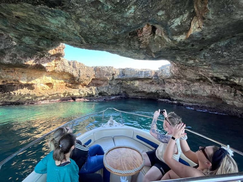 Polignano: Guided Coastline & Caves Cruise with Swim Break - Lama Monachile Beach and Polignano’s postcard view