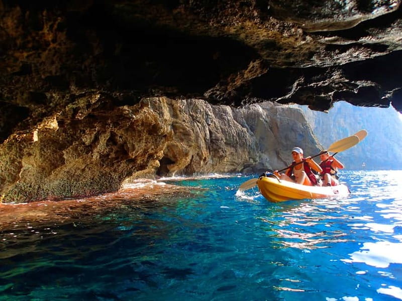 Pollença: Kayak Discovery – Snorkeling and Caves - Starting at Cala Molins