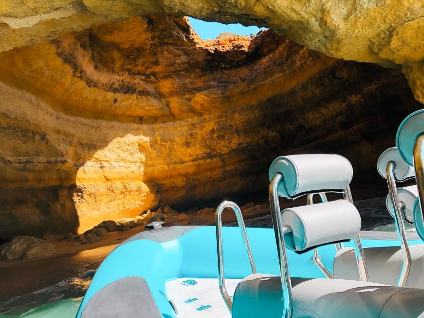Portimão: Benagil Cave and Praia de Marinha Boat Tour - Praia da Marinha and the swimming stop