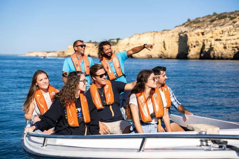 Portimão: Benagil Caves and Coastline Boat Tour - Praia da Marinha and the Arcos