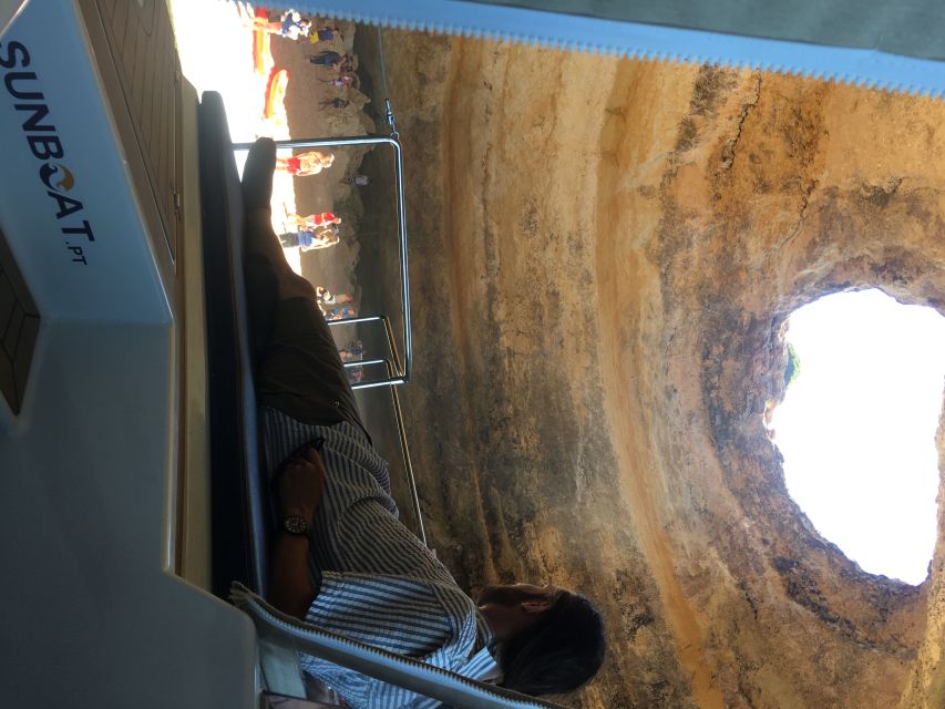 Portimão: Benagil Caves & Golden Coast Eco Catamaran Tour - The swim stop and the difference between departures