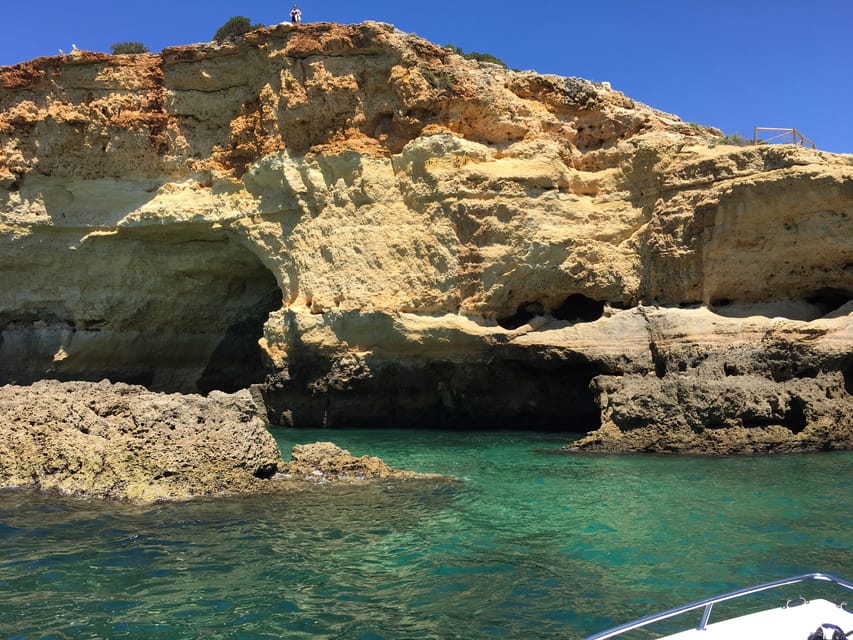 Portimão: Caves, Benagil and Algarve Coastline Boat Tour - Champagne, soda, and what is not included
