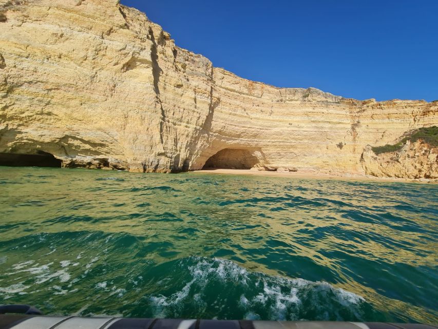 Portimão: Guided Coastal Caves Tour by Boat - Swimming at one of about 15 stops