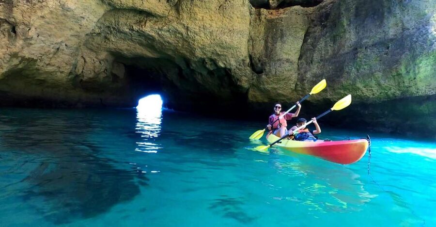 Portimão: Kayak Tour of Benagil Caves - Why the catamaran and kayak combination works