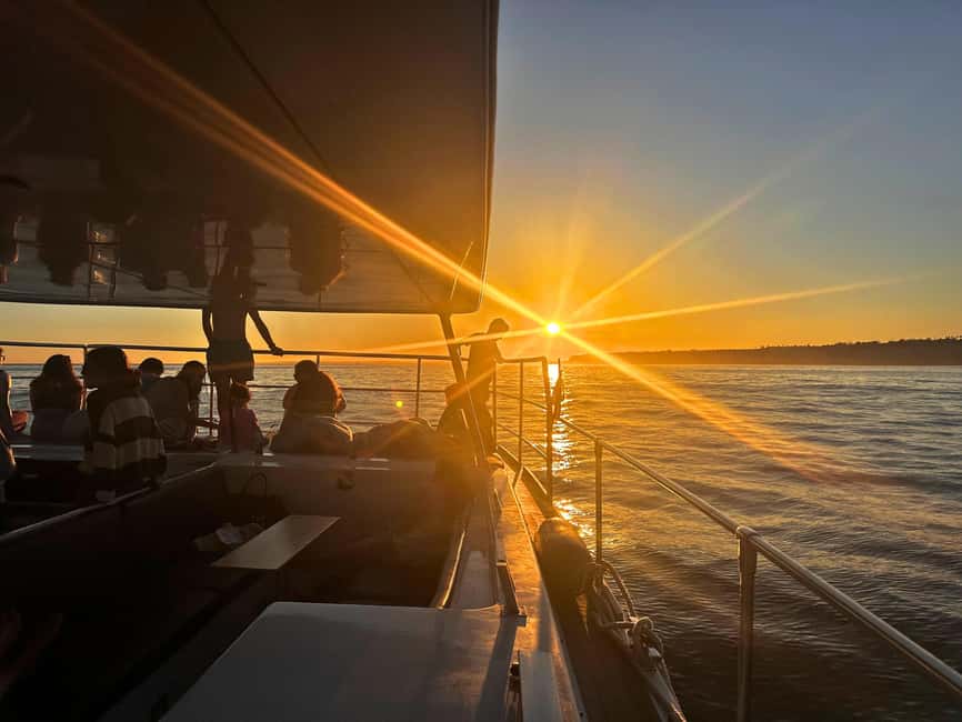 Portimao: SUNSET Benagil Caves Tour | Eco Catamaran - Entering the main Benagil Cave
